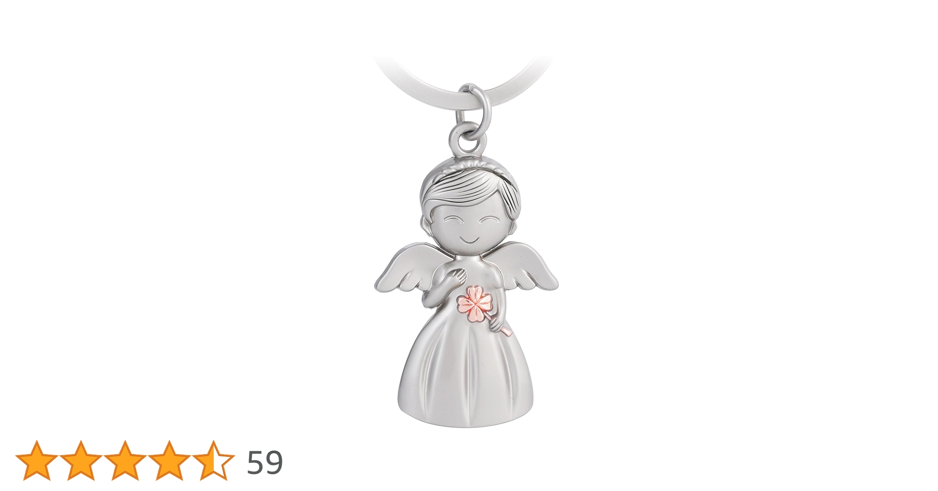 GZXYA 1165 Porte-clés ange gardien porte-bonheur avec